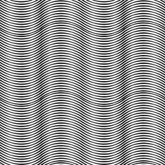 Abstract background black lines wavy sea.The surface of the line is black sea wave background.