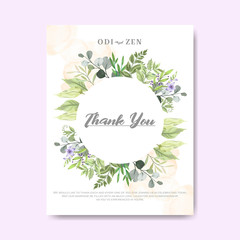 wedding invitation cards with beautiful floral themes