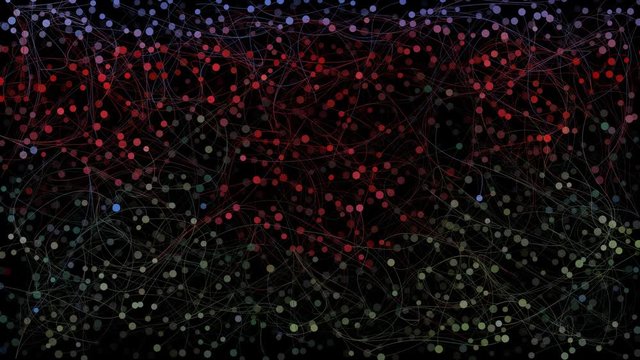 Dark matter model in space, galaxy, universe, astronomy field, relict radiation, space noise in deep space over dark background pattern