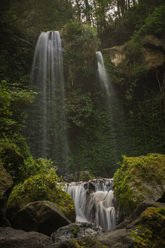 waterfall in forest