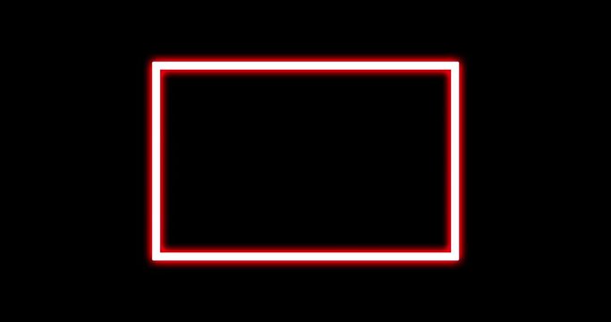 sale word; special price shopping promotion signage on rectangle neon light on black background