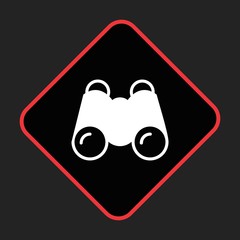 Obraz premium binoculars Icon For Your Design,websites and projects.