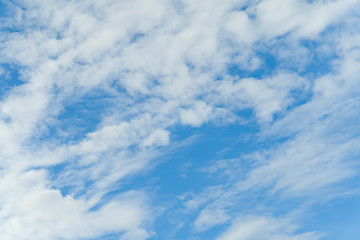 cumulus; morning; brightly; daylight; cloudy; background; light; blue; heaven; climate; nature; meteorology; sky; day; weather; white; high; beautiful; cloud; summer; ozone; air; bright; color; beauty