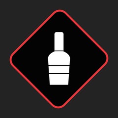 Wine bottle Icon For Your Design,websites and projects.