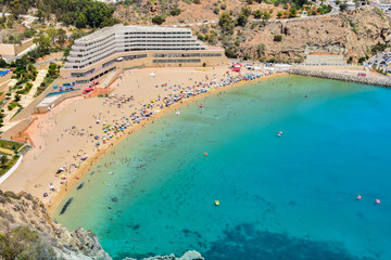 Panoramic View OF Quemado Beach, Hoceima City, Morocco
