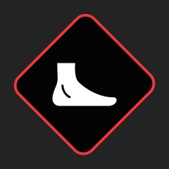 Foot Icon For Your Design,websites and projects.
