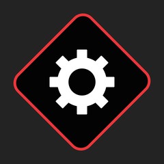 cog wheel Icon For Your Design,websites and projects.