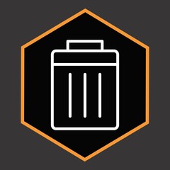Trash Icon For Your Design,websites and projects.