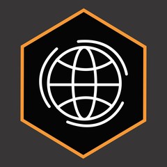 Globe Icon For Your Design,websites and projects.