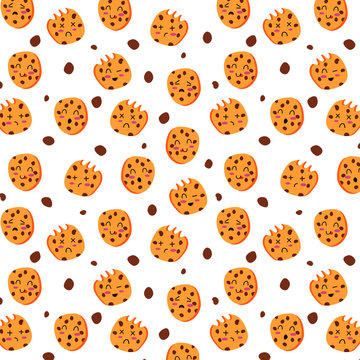 Cookies pattern Vector design Vector