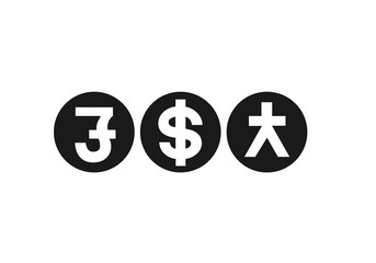 money converter icon, money exchange icon vector 