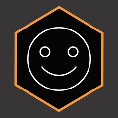 Happy Emoji Icon For Your Design,websites and projects.
