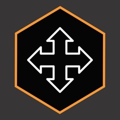 Obraz premium Direction Icon For Your Design,websites and projects.