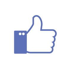 Fototapeta premium Flat like icon. Vector icon hand