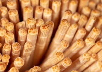 Wooden toothpick sticks as a background