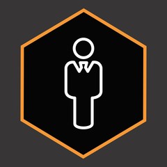  Business man Icon For Your Design,websites and projects.