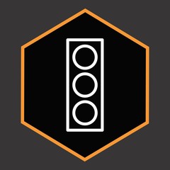 Traffic Signal Icon For Your Design,websites and projects.