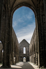 Ruine de l'abbaye Saint-Mathieu, Finistère, Bretagne