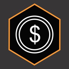 Coin Icon For Your Design,websites and projects.