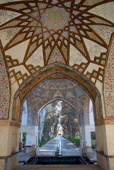 Fragment of interior of Bagh-e Tarikhi-ye Fin (or Fin Garden, the King's Garden). Kashan, Iran