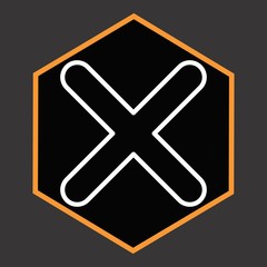 Obraz premium Cross icon For Your Design,websites and projects.