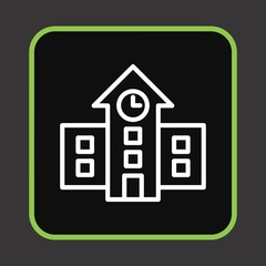 School Icon For Your Design,websites and projects.