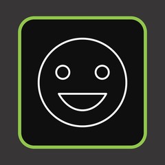 Laugh Emoji Icon For Your Design,websites and projects.