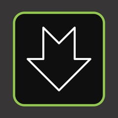  Downward Arrow Icon For Your Design,websites and projects.