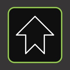 Upward Arrow Icon For Your Design,websites and projects.