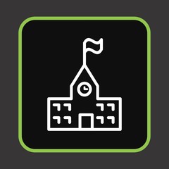 Obraz premium School Icon For Your Design,websites and projects.