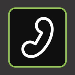 Phone Reciver Icon For Your Design,websites and projects.