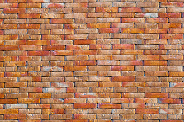 The background or wall of grunge brick in or out of building.