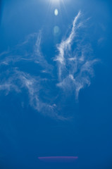 青空[変わった形の雲] Blue Sky[Strangely shaped clouds]