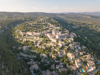 Fototapeta na wymiar Aerial View of Gordes Village, Provence, France