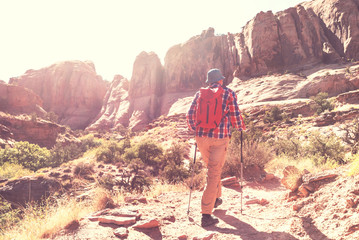 Fototapeta premium Hike in Utah