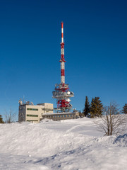 Winter Mood On The Gaisberg, near Salzburg, Austria, Transmitter