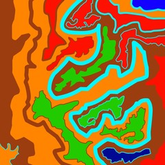 Abstract background with colorful design