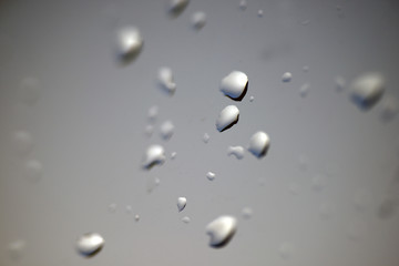 waterdrops at window, sweden 