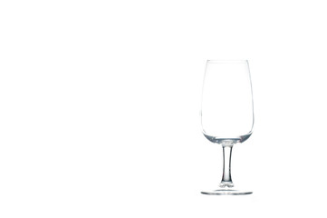 Whisky glass isolate on white,