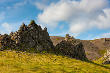 Fototapeta na wymiar Landscape and nature in Iceland