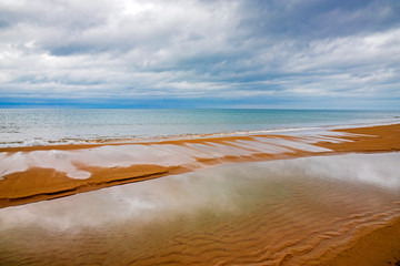 atlantic wonderfull beach in France