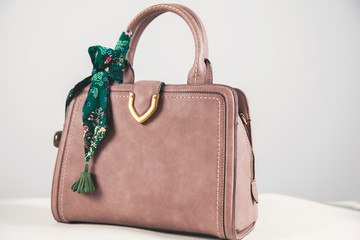 woman bag on table