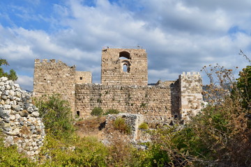 Fototapeta na wymiar The castle of Gibelet, Byblos, Lebanon