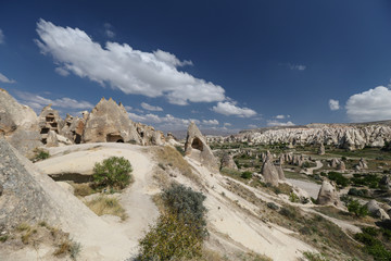 Rock Formations in Swords Valley, Cappadocia, Nevsehir, Turkey