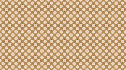 Brown White Geometric Pattern Design