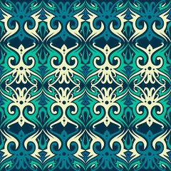 seamless pattern of ethnic pattern. fabric motif design. vector design inspiration. Creative textile for fashion or cloth. batik concept.