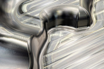 texturas piezas aluminio abstracto formas