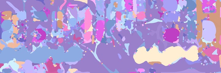 abstract modern art background with shapes and light pastel purple, medium purple and lavender colors