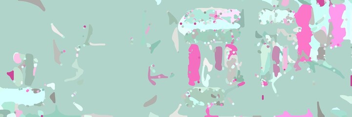 abstract modern art background with shapes and pastel blue, hot pink and lavender colors