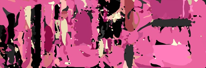 abstract modern art background with shapes and pale violet red, very dark pink and wheat colors